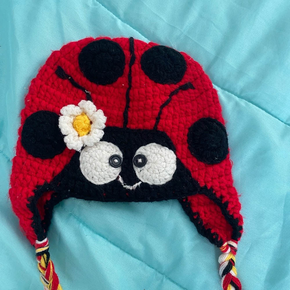 Ladybug Crochet hat